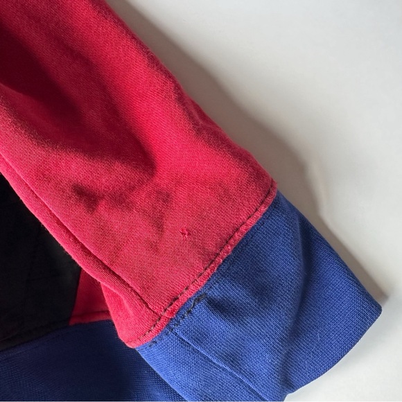 Retro Air Jordan Primary Colorblock Pullover Hoodie Sweatshirt - Picture 8 of 8